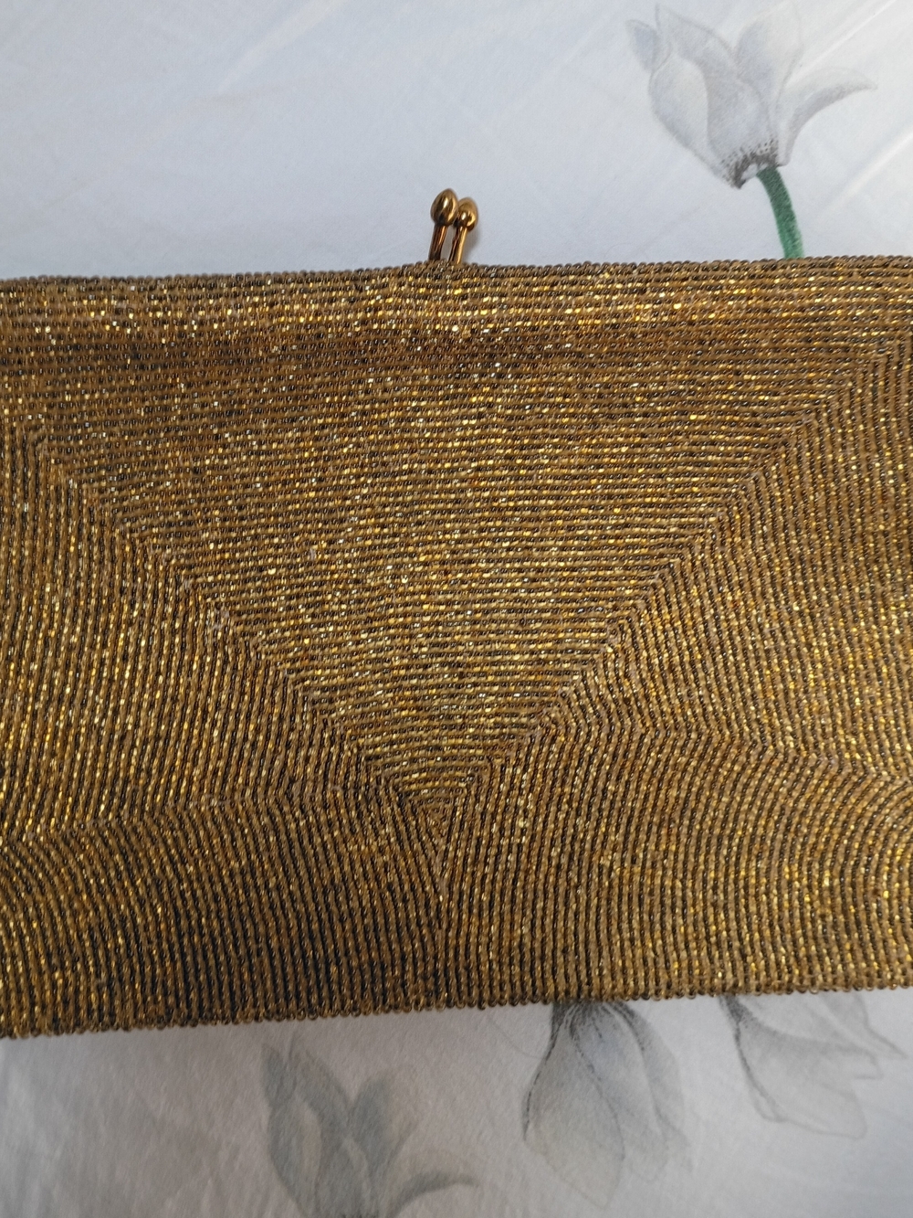 Vtg '50s Not One Bead Missing! Chic Rosenfeld Clutch